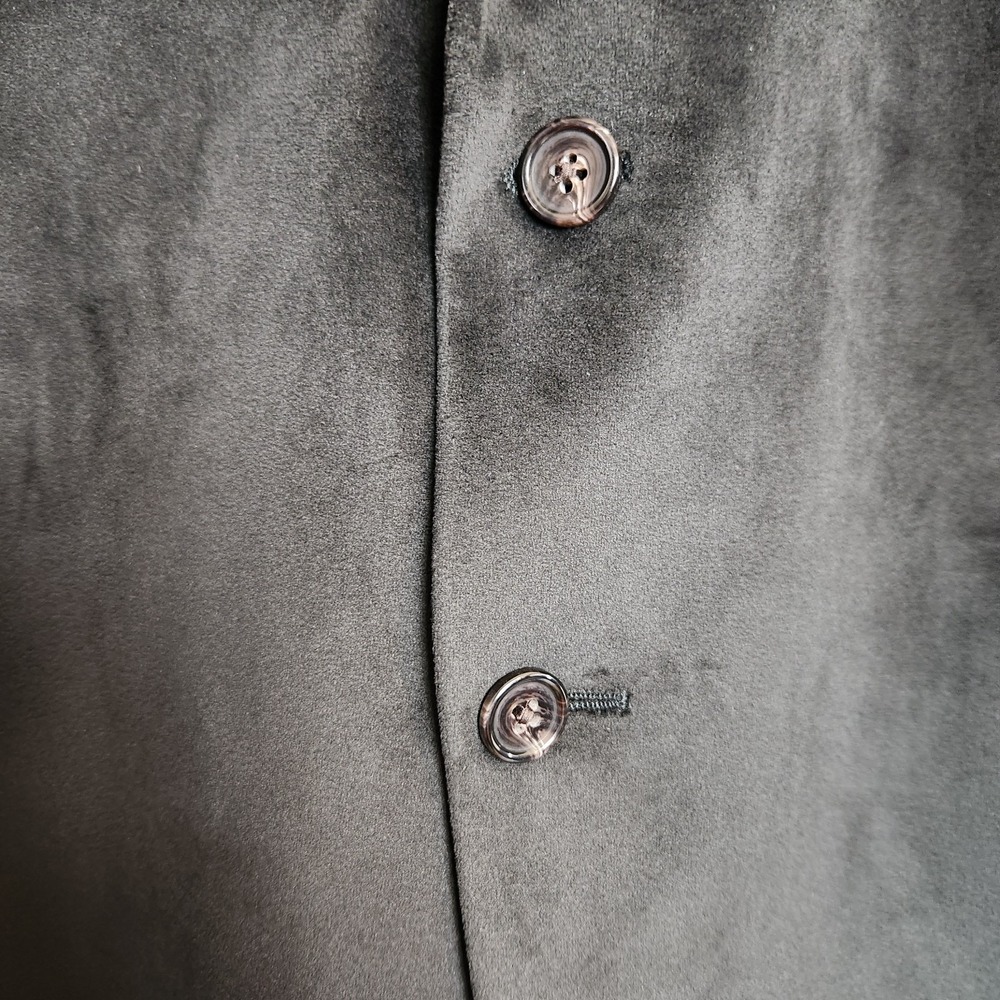 Lauren Ralph Lauren Black Velvet Sport Coat Blazer Size 48R Dog Lining Soft Luxe - Picture 7 of 12